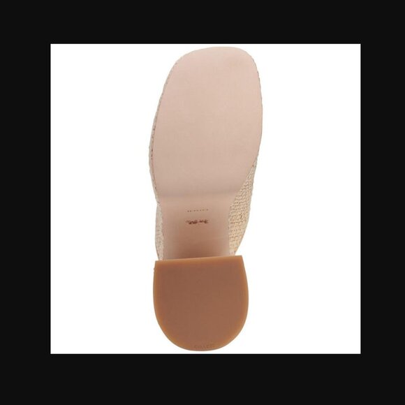 COACH Bobi Woven Tan Straw Platform Mule Slip-On Sandal women 11 - Picture 6 of 6